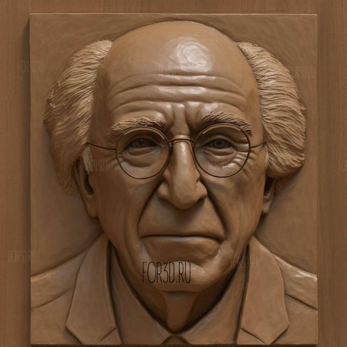 larry david 1 stl model for CNC